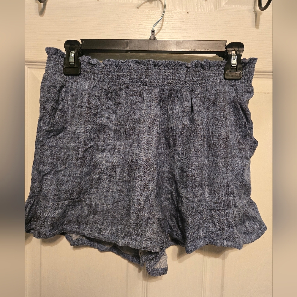 Parker High Waist Blue Women's Shorts